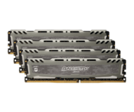 Ballistix Sport LT Gray 64GB Kit (4 x 16GB) DDR4-2400 UDIMM
