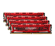 Ballistix Sport LT Red 32GB Kit (4 x 8GB) DDR4-2400 UDIMM