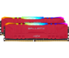 Crucial Ballistix RGB 2x8GB (16GB Kit) DDR4 3000MT/s CL15 Unbuffered DIMM 288pin Red RGB