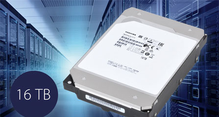Toshiba Announces 16TB MG08 Series Hard Disk Drives
